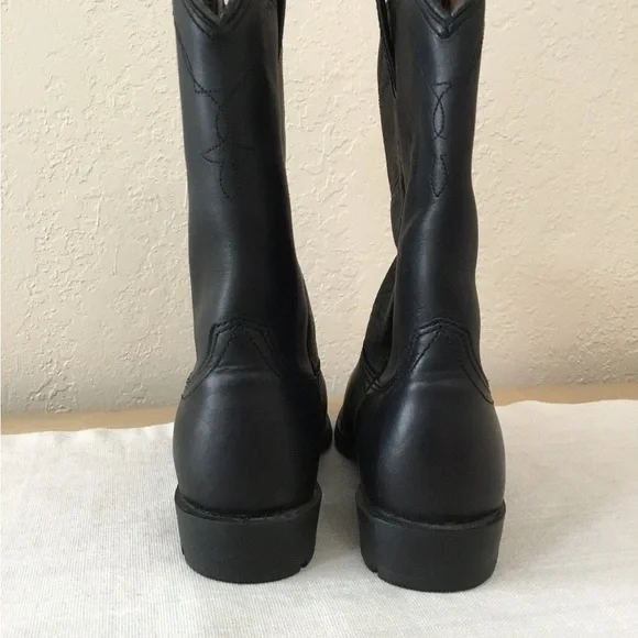 Ariat Heritage Roper Black 14501 Western Cowboy Boots 6C - Picture 5 of 12